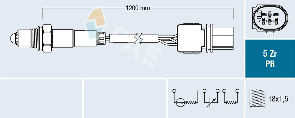 Lambda sonda FAE 75050