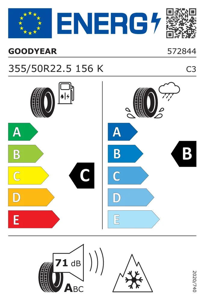 355/50R22.5 CGO KMAXSG2 GOODYEAR 355/50R22.5CGOKMAXSG2
