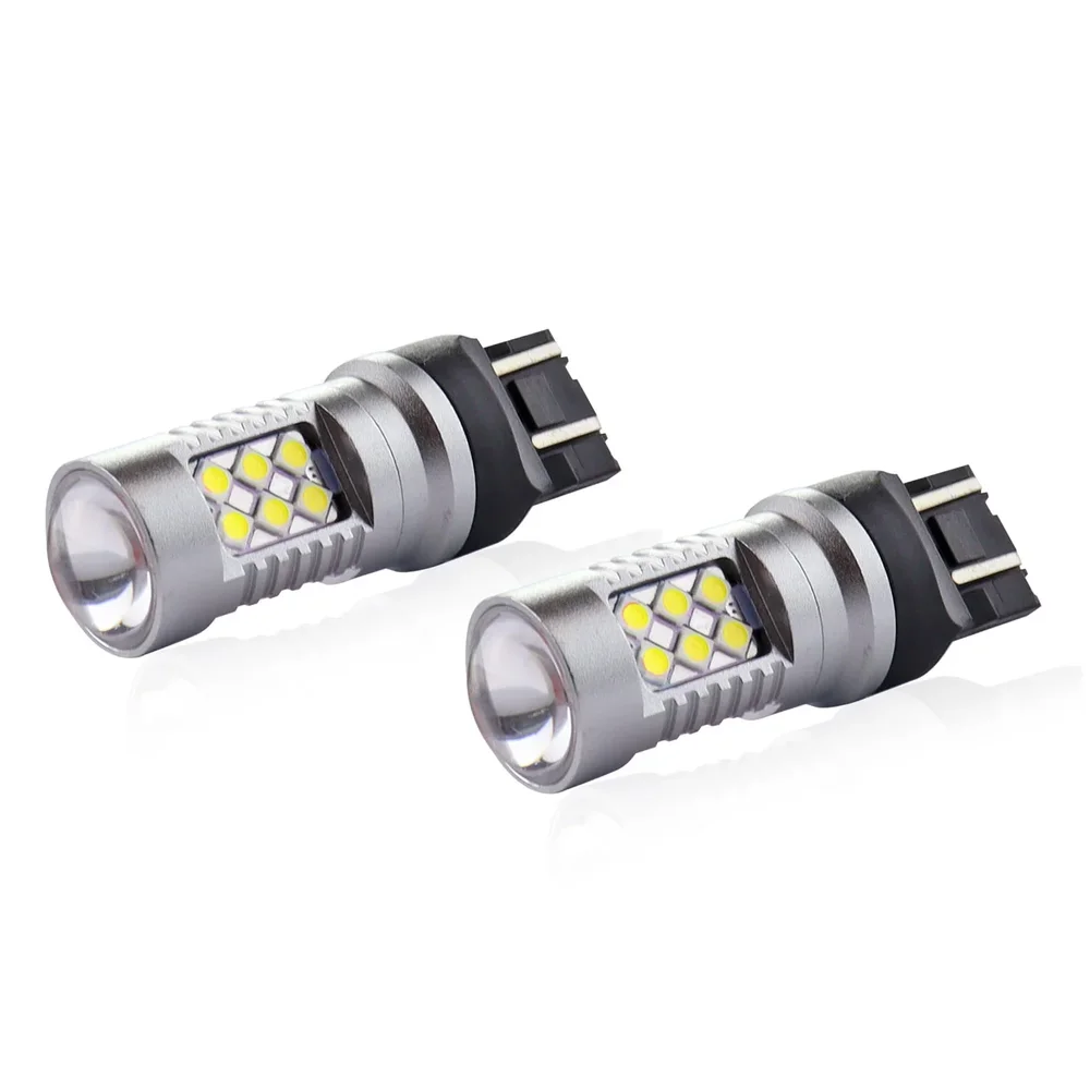 ZAROWKA LED 12V W21/5W T20 24XSMD BÍLÁ AMIO 02126 - Obrázek 2