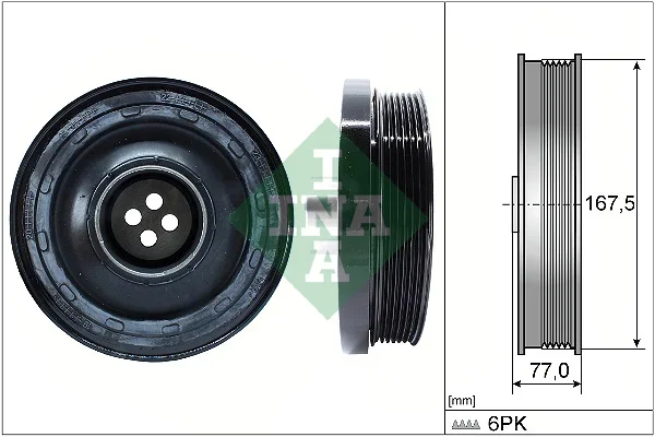 Řemenice, klikový hřídel Schaeffler INA 544013710