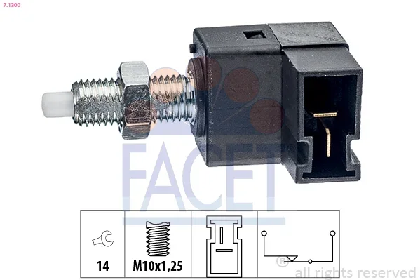 Spinac brzdoveho svetla FACET 7.1300