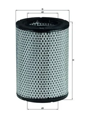 Vzduchový filtr KNECHT LX228