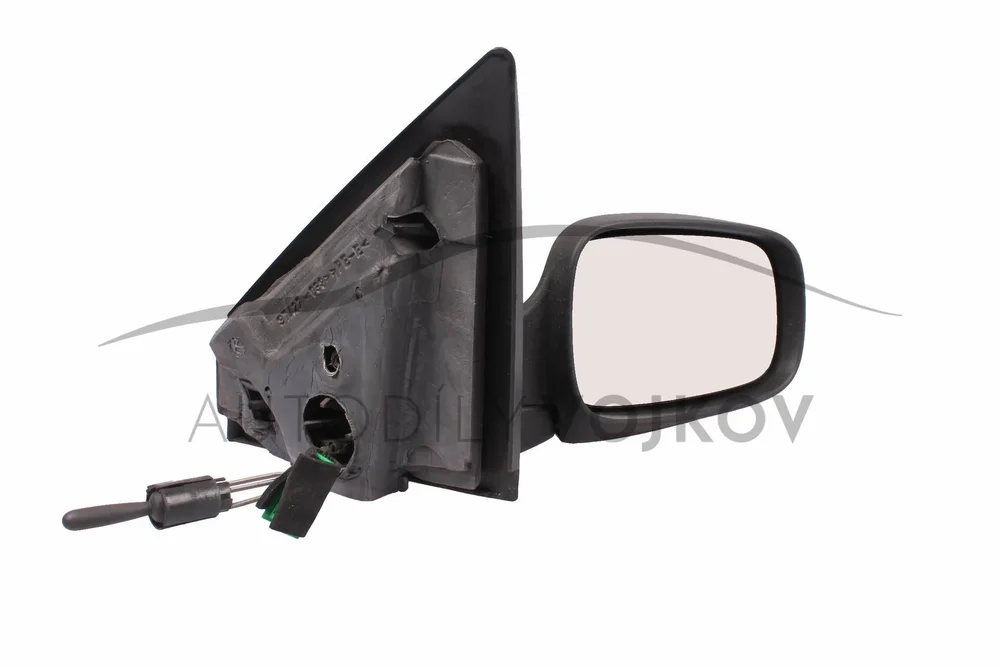 Pravé zpětné zrcátko mechanicky ovládané s teplotním čidlem – černé v:40612