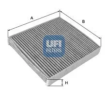 Filtr, vzduch v interiéru UFI 54.165.00 – OE 4B0819439A