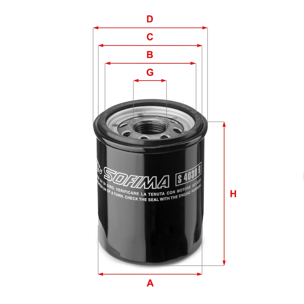Olejový filtr SOFIMA S4030R