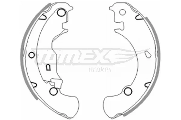 Sada brzdových čelistí Tomex Brakes TX20-42