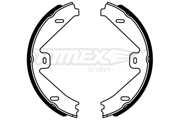 Sada brzdových čelistí Tomex Brakes TX22-16