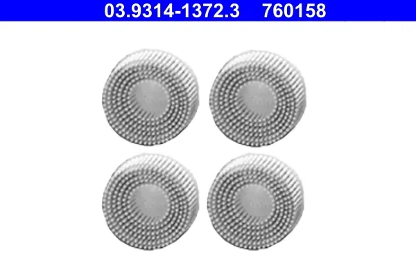 Cistici kotouc, cistici souprava – naboj kola ATE 03.9314-1372.3 Cistici kotouc, cistici souprava – naboj kola ATE 03.9314-1372.3