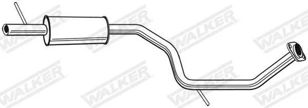 Stredni tlumic vyfuku WALKER 23881