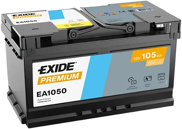 startovací baterie EXIDE EA1050 startovací baterie EXIDE EA1050