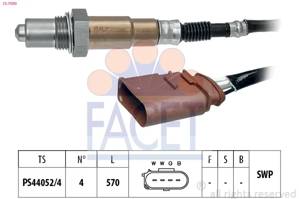 Lambda sonda FACET 10.7090 – OE 036906262F