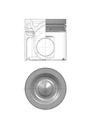 Píst KOLBENSCHMIDT 40670600 Píst KOLBENSCHMIDT 40670600