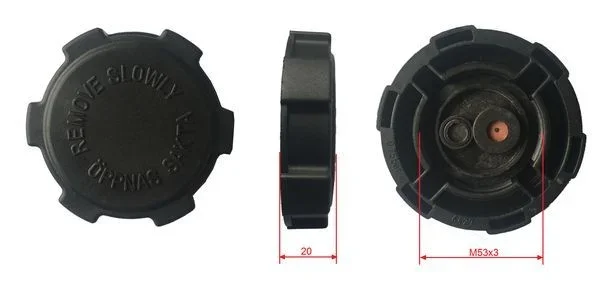 Uzavírací víčko THERMOTEC DBSC003TC