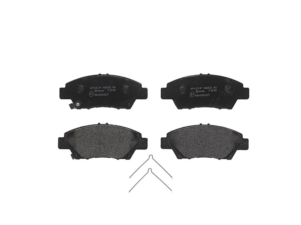Sada brzdových destiček, kotoučová brzda BREMBO P28050