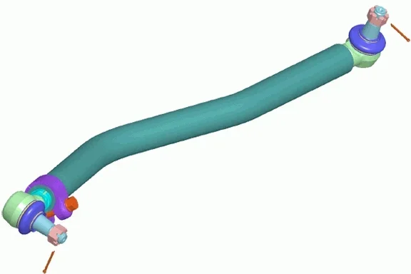 Táhlo řízení LEMFÖRDER 3866201 Táhlo řízení LEMFÖRDER 3866201
