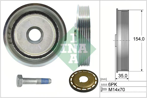 Sada řemenice, kliková hřídel Schaeffler INA 544011221