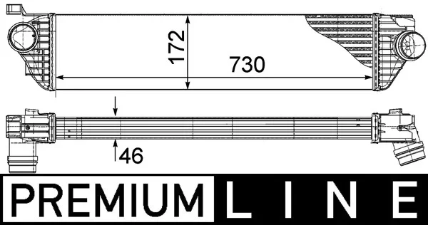 Chladič turba MAHLE CI386000P Chladič turba MAHLE CI386000P